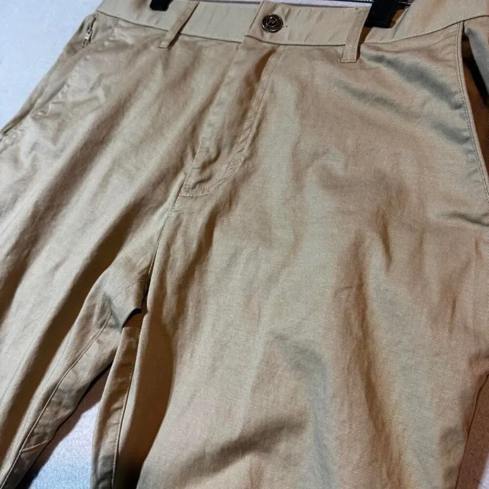 Fabletics Men's Tan and Cream Trousers